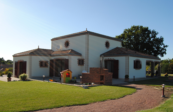 Maison neuve contemporaine
